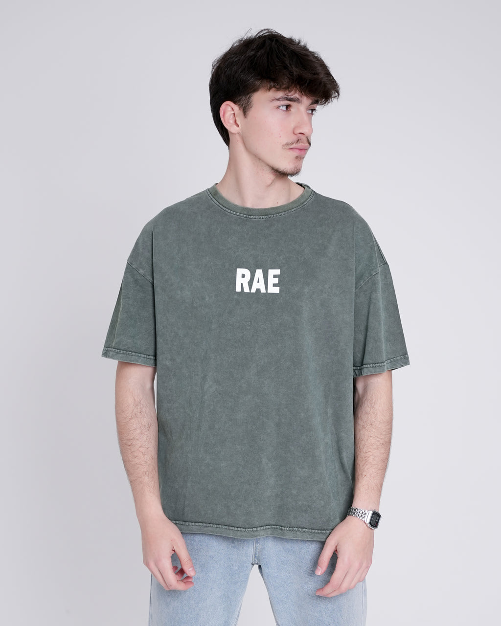 Saudi Oversized T-shirt – Washed Green