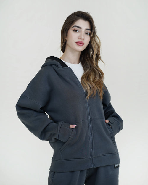 RAE Oversized Hoodie – Gray